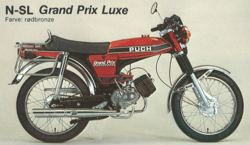 Hovedledningsnet for Puch Grandprix N - SL Årgang 1977 og 1978 Økonomi model