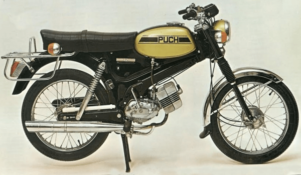 Puch VZ50 F, Flagskib årg. 1973-75 - Ekstra lang ledning for lyskontakt